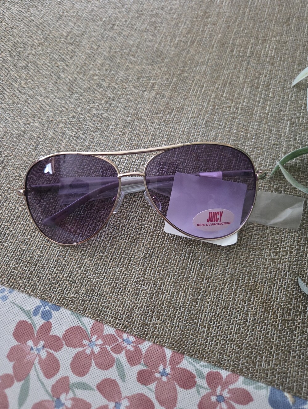 Juicy Couture Maesi Gold Frame Sunglasses